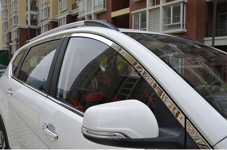 專用于寶駿560改裝車窗飾條不銹鋼車身裝飾防護(hù)亮條車窗升級裝飾